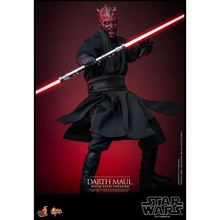 『予約安心出荷』{FIG}ムービー・マスターピース ダース・モール&シス・スピーダー(2.0版) STAR WARS エピソード1 1/6 フィギュア ホットトイズ｜mediaworld-plus｜07