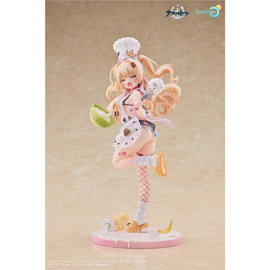 『新品』『お取り寄せ』{FIG} カード付属 バッチ アニバーサリーイラスト Ver. アズールレーン 1/7 完成品 フィギュア Solarain(ソラレーン)(20250921)の画像