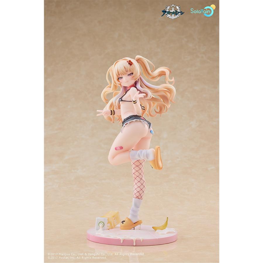 『新品』『お取り寄せ』{FIG} カード付属 バッチ アニバーサリーイラスト Ver. アズールレーン 1/7 完成品 フィギュア Solarain(ソラレーン)(20250921)の画像