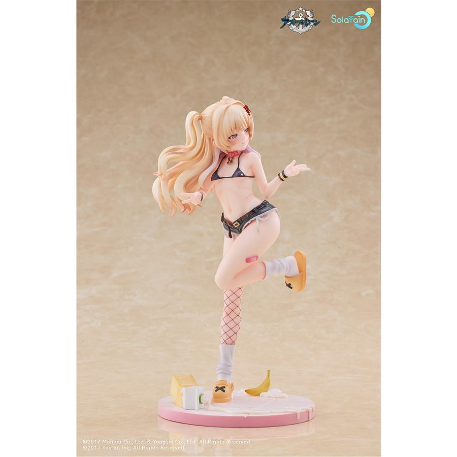 『新品』『お取り寄せ』{FIG} カード付属 バッチ アニバーサリーイラスト Ver. アズールレーン 1/7 完成品 フィギュア Solarain(ソラレーン)(20250921)の画像