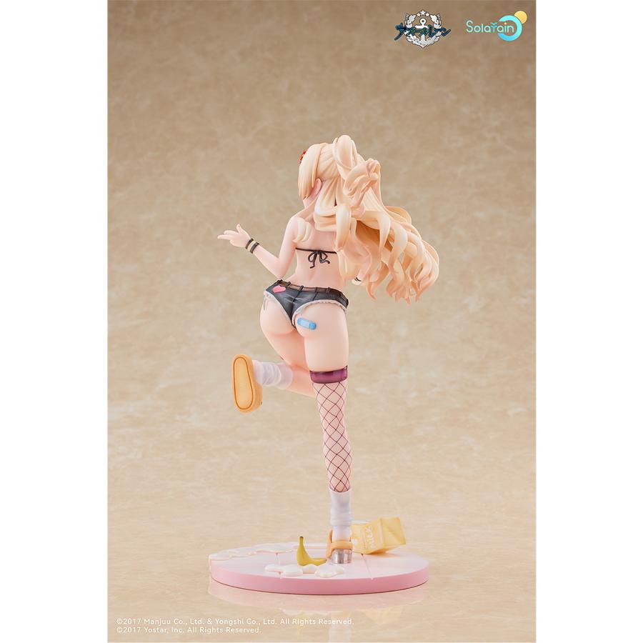 『新品』『お取り寄せ』{FIG} カード付属 バッチ アニバーサリーイラスト Ver. アズールレーン 1/7 完成品 フィギュア Solarain(ソラレーン)(20250921)の画像