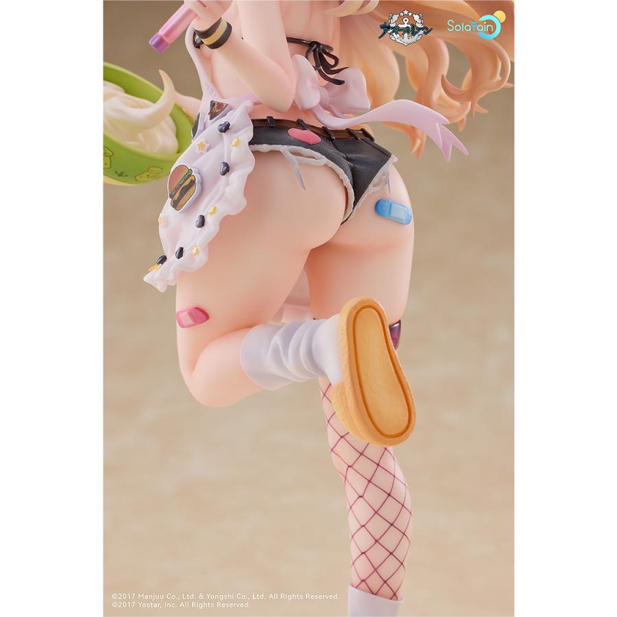 『新品』『お取り寄せ』{FIG} カード付属 バッチ アニバーサリーイラスト Ver. アズールレーン 1/7 完成品 フィギュア Solarain(ソラレーン)(20250921)の画像