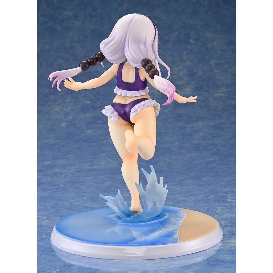 『新品』『お取り寄せ』{FIG} カンナカムイ はまべでウキウキ水着Ver.(紫) 小林さんちのメイドラゴン 1/6 完成品 フィギュア 回天堂(20260320)の画像
