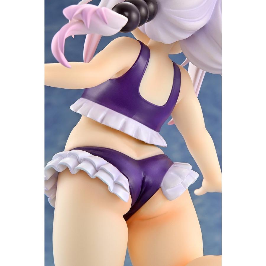 『新品』『お取り寄せ』{FIG} カンナカムイ はまべでウキウキ水着Ver.(紫) 小林さんちのメイドラゴン 1/6 完成品 フィギュア 回天堂(20260320)の画像