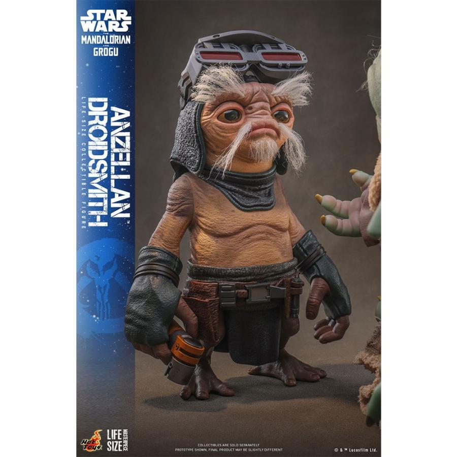 ホットトイズ LMS017 マンダロリアングローグー アンゼラ人ドロイド修理屋 ホットトイズ（Hot Toys） 『新品即納』{FIG} ライフサイズ