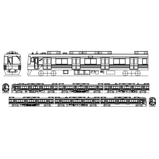 新品即納』{RWM} 16番 福岡市営地下鉄1000N系電車 6両キット(動力無し