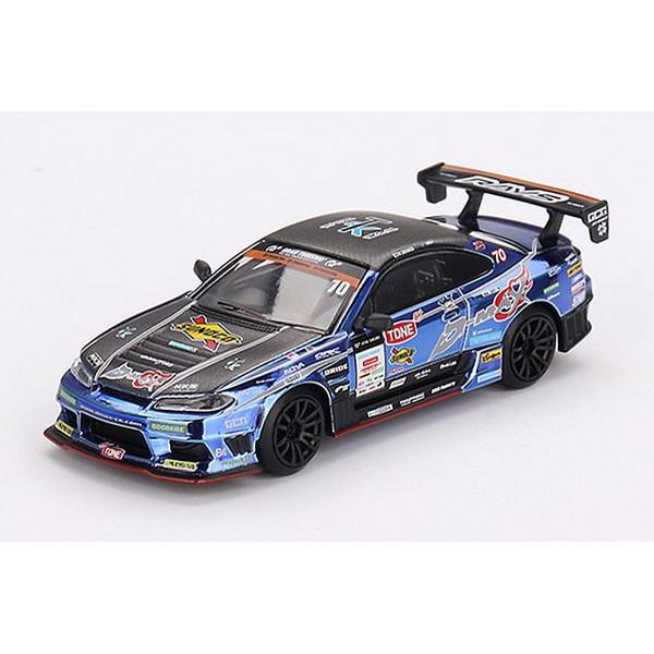 1/64 Nissan シルビア (S15) D1 GP 2023 #70 D-MAX RACING(右ハンドル) MGT00855-BL 完成品ミニカー