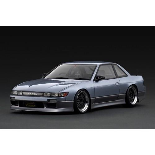 新品』『お取り寄せ』{MDL} 1/18 VERTEX S13 Silvia Blue Silver/Gray