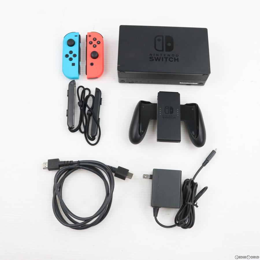 『中古即納』{本体}{Switch}Nintendo Switch(ニンテンドースイッチ) Joy-Con(L) ネオンブルー/(R) ネオンレッド(HAD-S-KABAA)(20190830)｜mediaworld-plus｜05