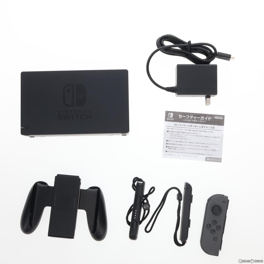 『中古即納』{本体}{Switch}Nintendo Switch(ニンテンドースイッチ) Joy-Con(L)/(R) グレー(HAD-S-KAAAA)(20190830)｜mediaworld-plus｜04