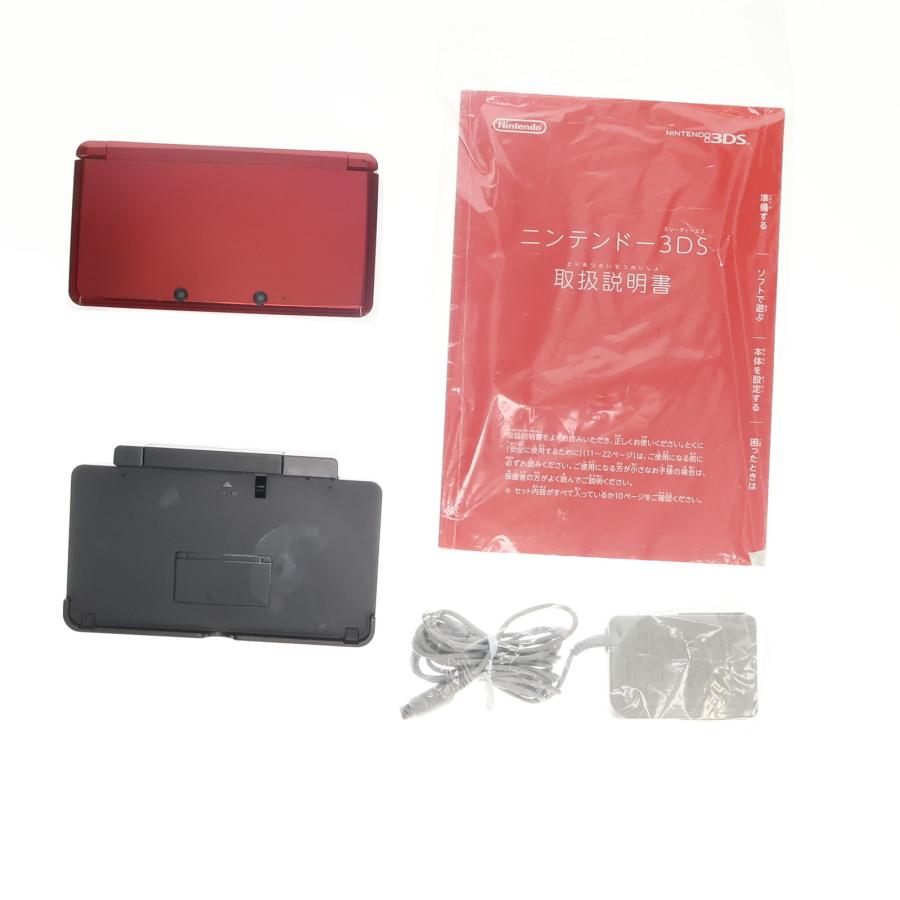 任天堂 『中古即納』{3DS} (本体) ニンテンドー3DS フレアレッド 任天堂 『中古即納』{3DS} (本体) ニンテンドー3DS フレアレッド