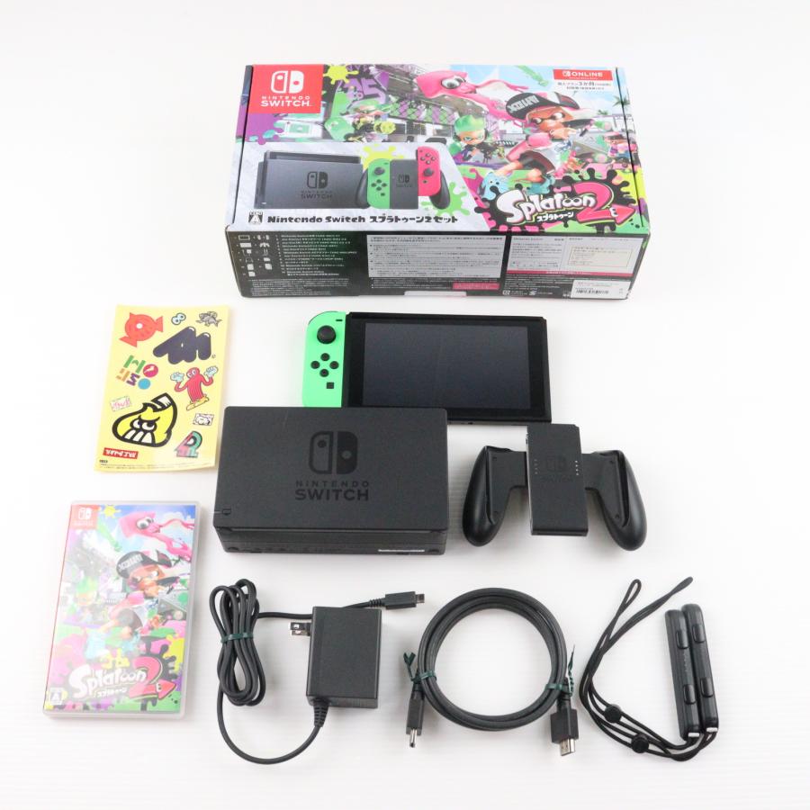 Nintendo Switch グレー 中古 スプラトゥーンセット Nintendo Switch