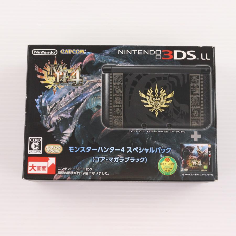 CAPCOM - (本体)モンスターハンター4 スペシャルパック (ゴア・マガラブラック 3DSLL本体同梱版)(SPR-S-KNCD) カプコン カプコン 『中古即納』{3DS} (本体) モンスターハンター4