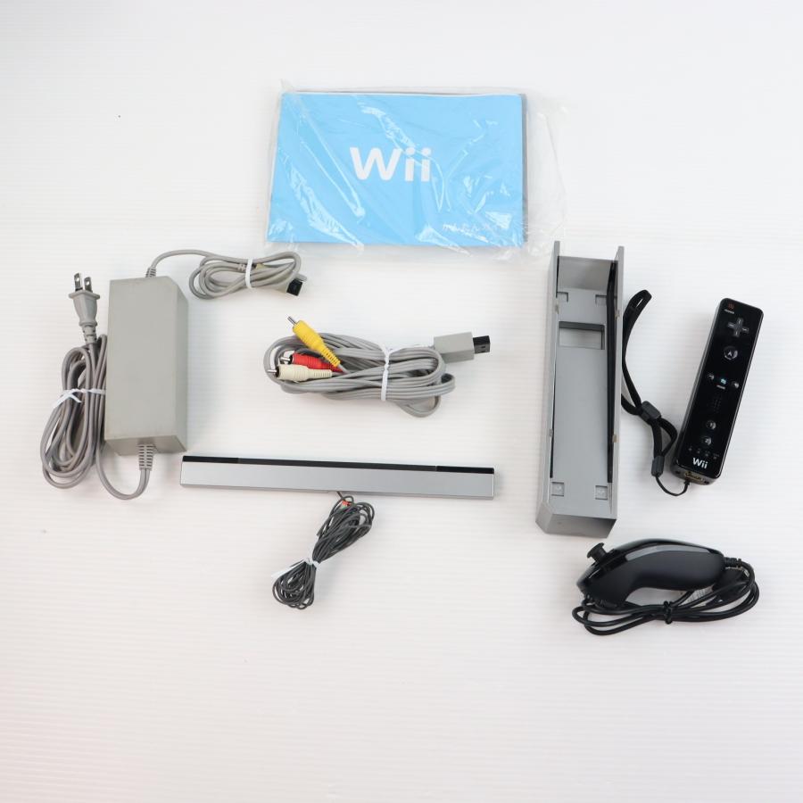 任天堂（Nintendo） 『中古即納』{Wii} (本体) Wii(クロ)(Wiiリモコン