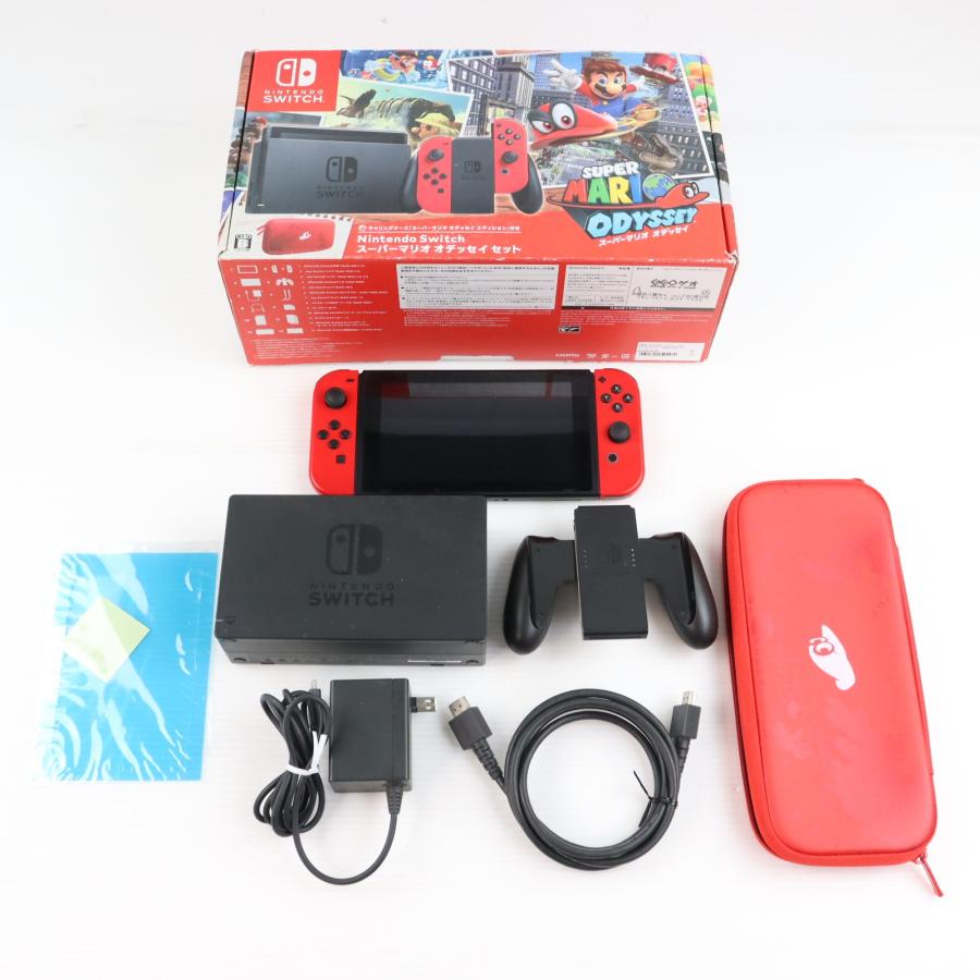 ニンテンドー switch本体、マリオオデッセイ、プロコンセット 任天堂（Nintendo） 『中古即納』{Switch} (本体) Nintendo Switch