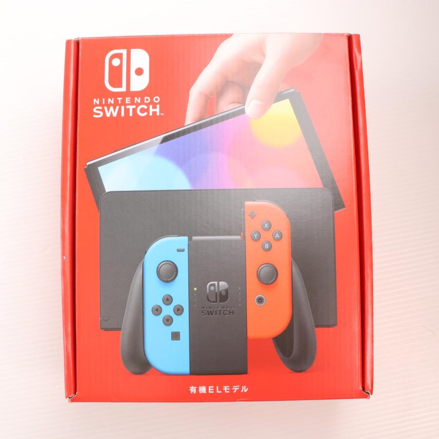 Nintendo Switch 本体 赤/青 有機EL 中古美品　128GB 任天堂（Nintendo） 『中古即納』{Switch} (本体) Nintendo Switch