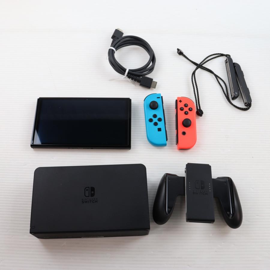 Nintendo Switch 本体 赤/青 有機EL 中古美品　128GB Nintendo Switch 有機ELモデル 青/赤 中古美品 - メルカリ
