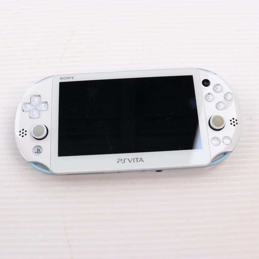 『中古即納』{PSVita} (本体) PlayStation Vita(プレイステーション ヴィータ) Wi-Fiモデル ライトブルー/ホワイト SCE(PCH-2000ZA14)(20131010)_1