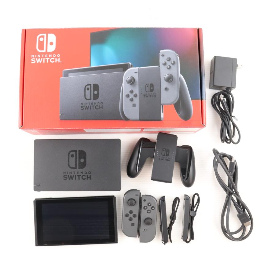 【即購入OK】Nintendo Switch 本体 グレー【中古】 任天堂（Nintendo） 『中古即納』{Switch} (本体) Nintendo Switch