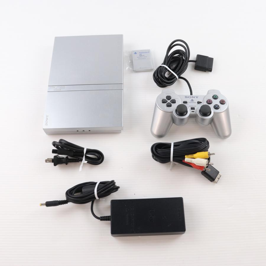 中古即納』{PS2} (本体) PlayStation 2(プレイステーション2) サテン