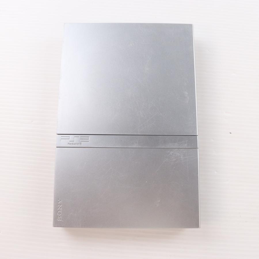 ps2本体シルバー 中古即納』{PS2} (本体) PlayStation 2(プレイステーション2) サテン