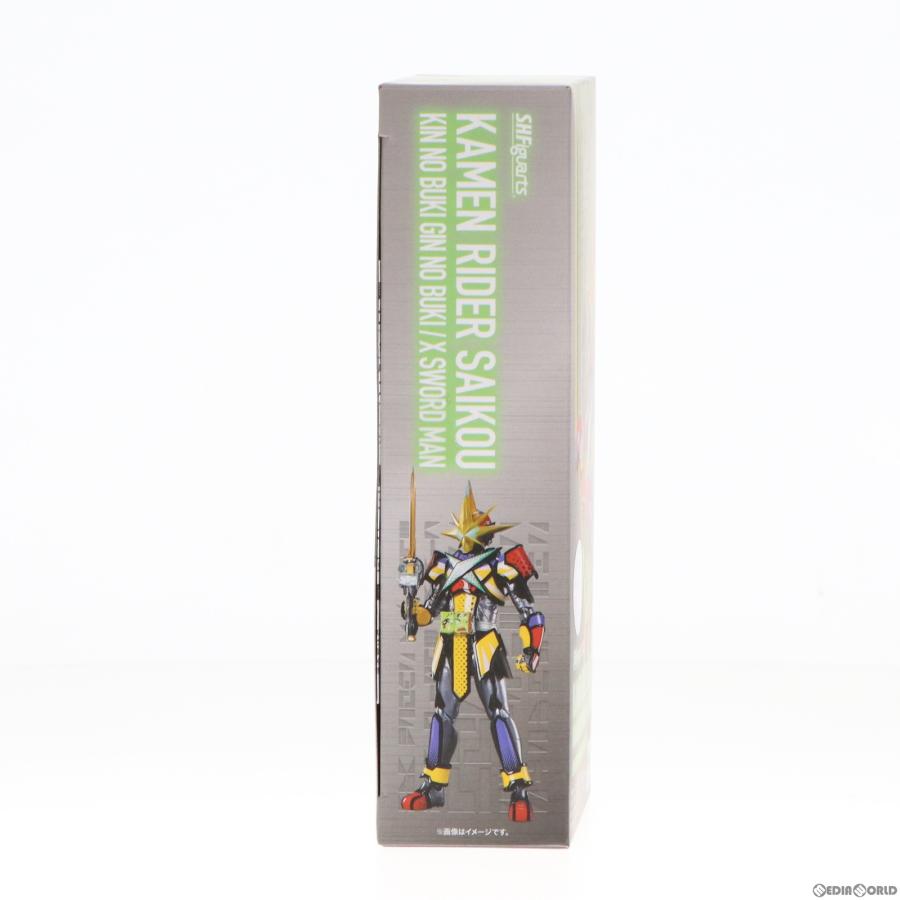 『中古即納』{FIG}魂ウェブ商店限定 S.H.Figuarts(フィギュアーツ) 仮面ライダー最光 金の武器 銀の武器/エックスソードマン 仮面ライダーセイバー/聖刃｜mediaworld-plus｜04