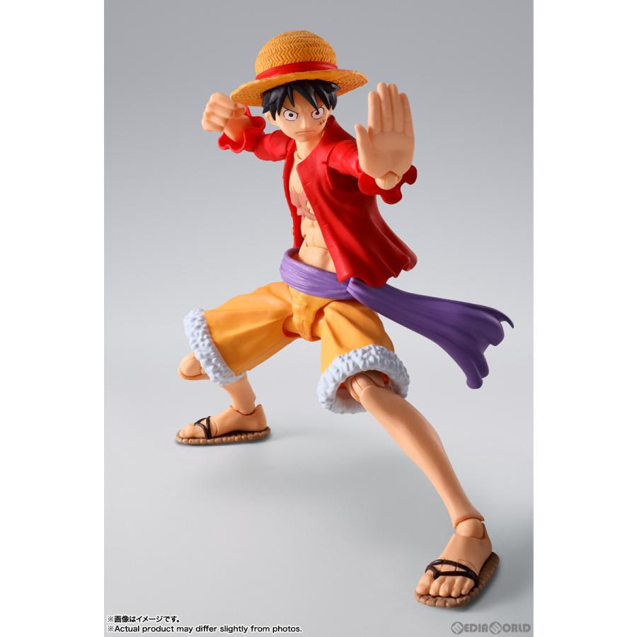 『中古即納』{FIG}(再販)S.H.Figuarts(フィギュアーツ) モンキー・D・ルフィ -鬼ヶ島討入- ONE PIECE(ワンピース) 完成品 可動フィギュア バンダイスピリッツ｜mediaworld-plus｜02