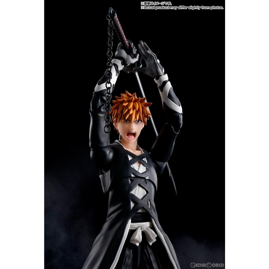 『中古即納』{FIG}(再販)S.H.Figuarts(フィギュアーツ) 黒崎一護 -卍解・天鎖斬月- BLEACH(ブリーチ) 千年血戦篇 完成品 可動フィギュア バンダイスピリッツ｜mediaworld-plus｜05