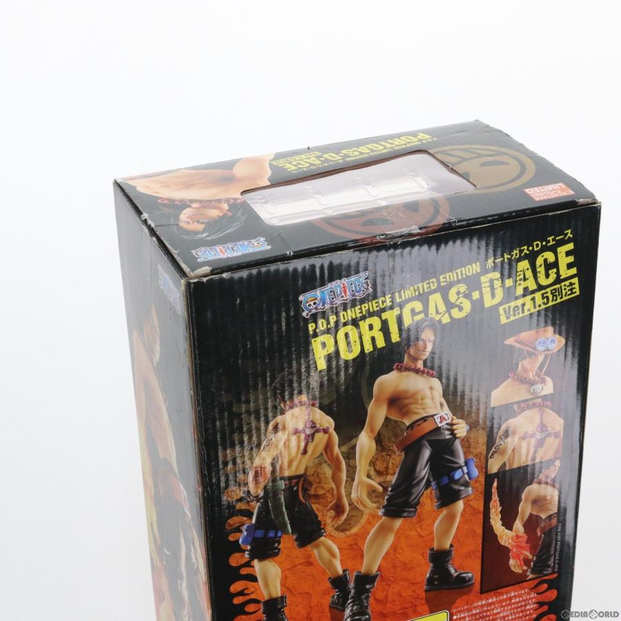 『中古即納』{FIG}オンラインショップ限定 Portrait.Of.Pirates P.O.P LIMITED EDITION ポートガス・D・エース Ver.1.5別注 1/8 完成品 フィギュア メガハウス｜mediaworld-plus｜03