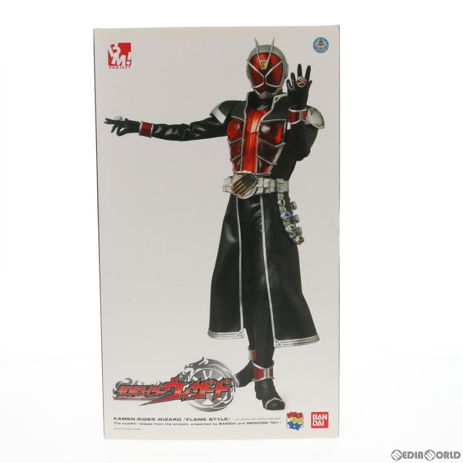 『中古即納』{FIG}PROJECT BM! No.75 PBM! 仮面ライダーウィザード フレイムスタイル 完成品 フィギュア メディコム・トイ(20131002)｜mediaworld-plus｜02