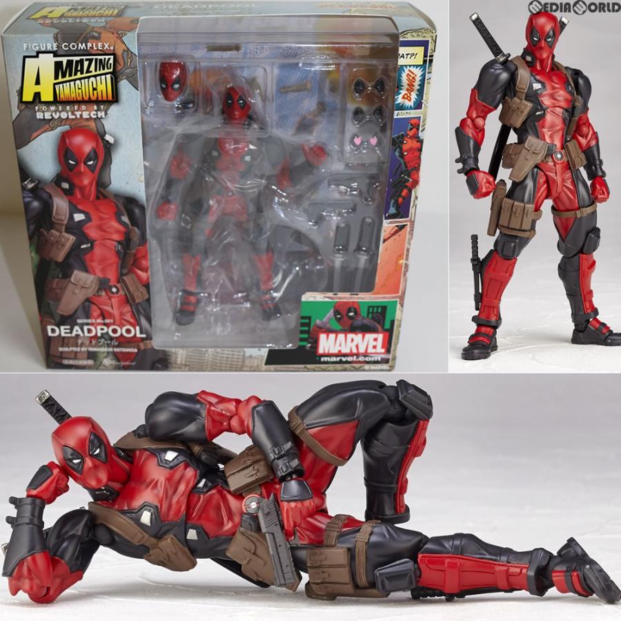 MARVEL - アメイジングヤマグチ No.001 DEAD POOL(デッドプール) マーベル・コミック 完成品 可動フィギュア 海洋堂 アメイジング・ヤマグチ 001 デッドプール｜アメイジング