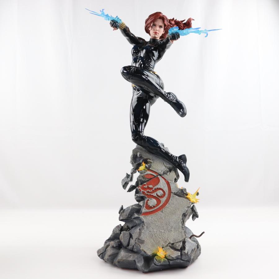 『中古即納』{FIG} プレミアム・フォーマット・フィギュア ブラック・ウィドウ(バージョン2) ブラック・ウィドウ 完成品 サイドショウ/ホットトイズ(20220831)の画像