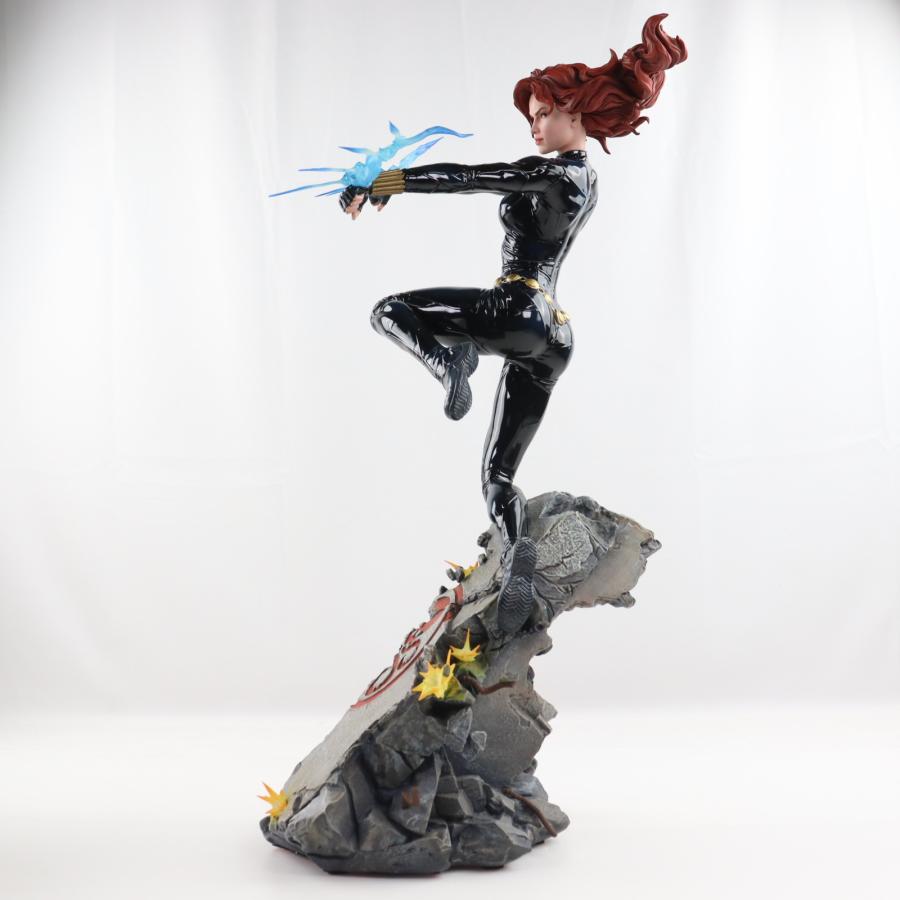 『中古即納』{FIG} プレミアム・フォーマット・フィギュア ブラック・ウィドウ(バージョン2) ブラック・ウィドウ 完成品 サイドショウ/ホットトイズ(20220831)の画像