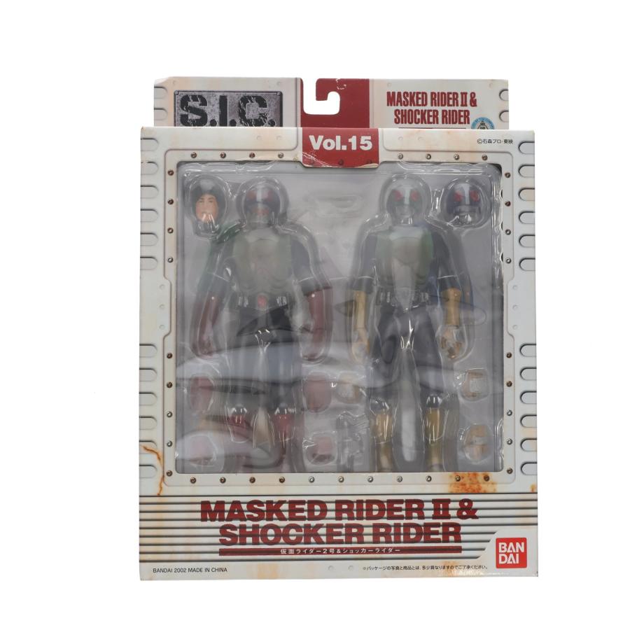 中古即納』{FIG} S.I.C. VOL.15 仮面ライダー2号&ショッカーライダー 