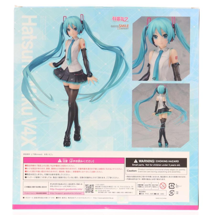 『中古即納』{FIG} 初音ミク V4X キャラクター・ボーカル・シリーズ01 初音ミク 1/8 完成品 フィギュア グッドスマイルカンパニー(20180524)の画像