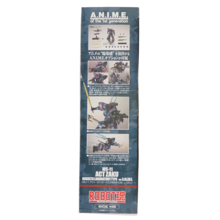 『中古即納』{FIG} 魂ウェブ限定 ROBOT魂(SIDE MS) MS-11 アクト・ザク(オーガスタ研究所仕様) ver. ANIME ガンダム フィギュア バンダイスピリッツ(20250617)の画像