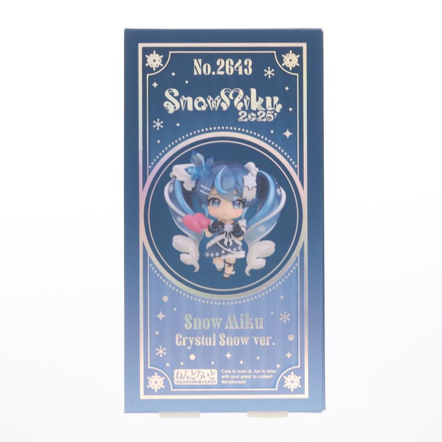 『中古即納』{FIG} ねんどろいど 2643 雪ミク Crystal Snow Ver. 初音ミク フィギュア ワンダーフェスティバル2025冬＆SNOW MIKU 2025限定 グッスマ(20250208)