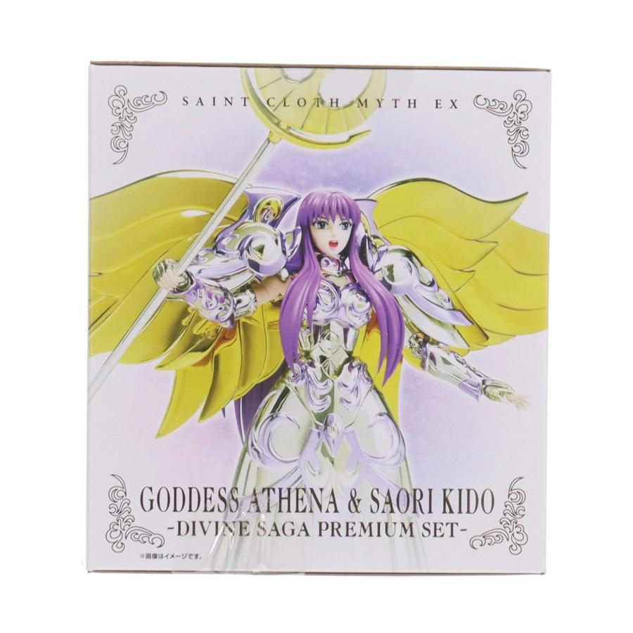 『中古即納』{FIG} 聖闘士聖衣神話EX 女神アテナ＆城戸沙織(きどさおり) -ディバインサーガプレミアムセット- 聖闘士星矢 フィギュア BSP(20231223)_4