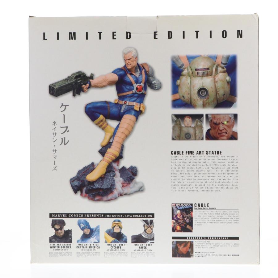『中古即納』{FIG} ファインアートスタチュー ケーブル X-MEN(エックスメン) 完成品 フィギュア(MK16) コトブキヤ(20090531)_1