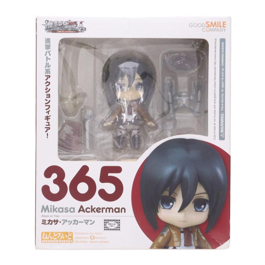 ねんどろいど 365 ミカサ・アッカーマン 進撃の巨人 完成品 可動フィギュア グッドスマイルカンパニー グッドスマイルカンパニー 『中古即納』{FIG} ねんどろいど 365 ミカサ