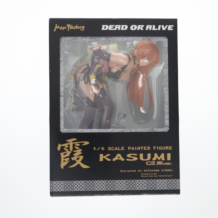 ワンフェス2005夏限定 霞(かすみ) C2黒ver. DEAD OR ALIVE(デッドオアアライブ) 1/6 完成品 フィギュア マックスファクトリー マックスファクトリー 『中古即納』{FIG} ワンフェス2005夏限定 霞