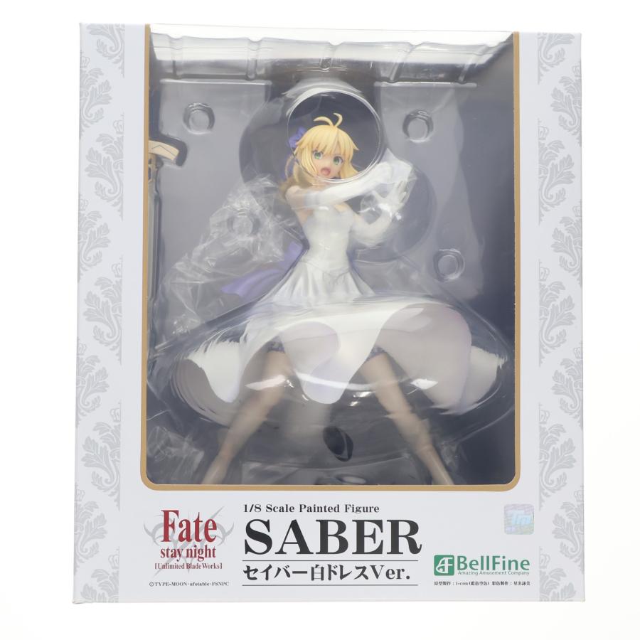 [箱無し]セイバー 白ドレスVer. 1/8 PVC製塗装済み完成品 ベルファイン 『中古即納』{FIG} セイバー 白ドレスVer. Fate/stay