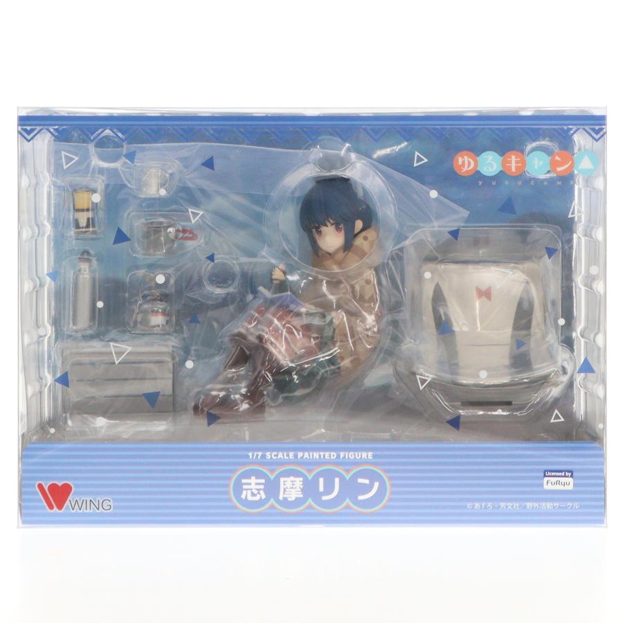 ゆるキャン△ 1/7スケールフィギュア ５人セット　wing 中古即納』{FIG} 志摩リン(しまりん) ゆるキャン△ 1/7 完成品