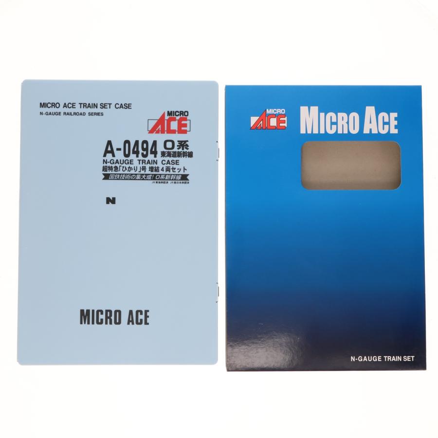 『中古即納』{RWM} A0494 0系 1・2次車タイプ 東海道新幹線 超特急「ひかり」号 改良品 増結4両セット(動力付き) Nゲージ 鉄道模型 MICRO ACE(20110530)の画像