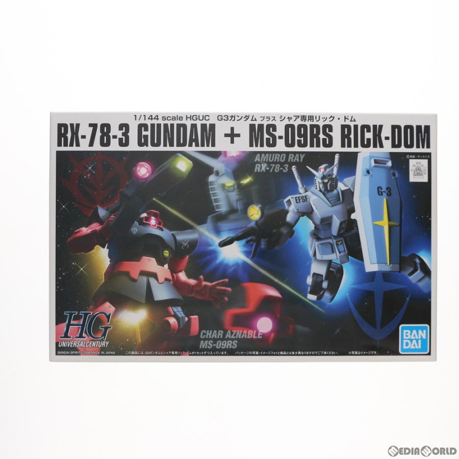 中古即納』{PTM} HGUC 1/144 G-3ガンダム VS シャア専用リックドム
