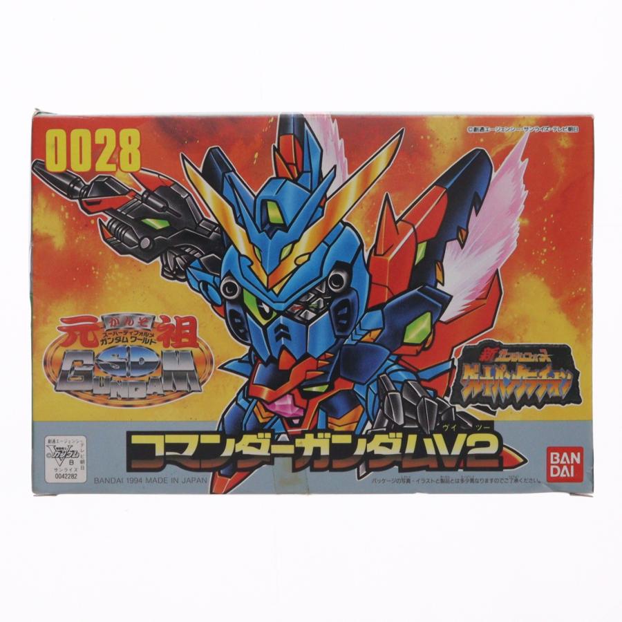◎元祖SDガンダム0028 グレートパンクラチオン コマンダーガンダムV2 中古即納』{PTM} 元祖SDガンダムワールド No.0028 コマンダーガンダム