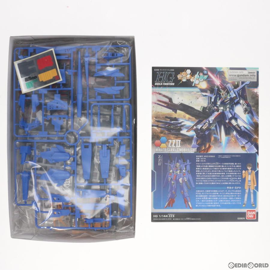 『中古即納』{PTM} HGBF 1/144 ZZII(ダブルゼッツー) ガンダムビルドファイターズトライ プラモデル バンダイ(20160806)