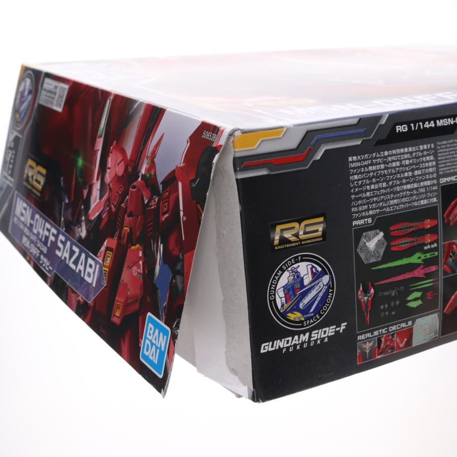 フリード君優遇有り 最終価格 復刻風 特急サボ アルミ複合板製 中古即納』{PTM} GUNDAM SIDE-F限定 RG 1/144 MSN-04FF サザビー 機動