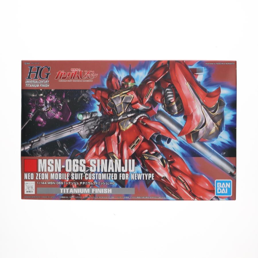 『中古即納』{PTM} HGUC 1/144 MSN-06S シナンジュ チタニウムフィニッシュ 機動戦士ガンダムUC(ユニコーン) プラモデル バンダイスピリッツ(20180430)