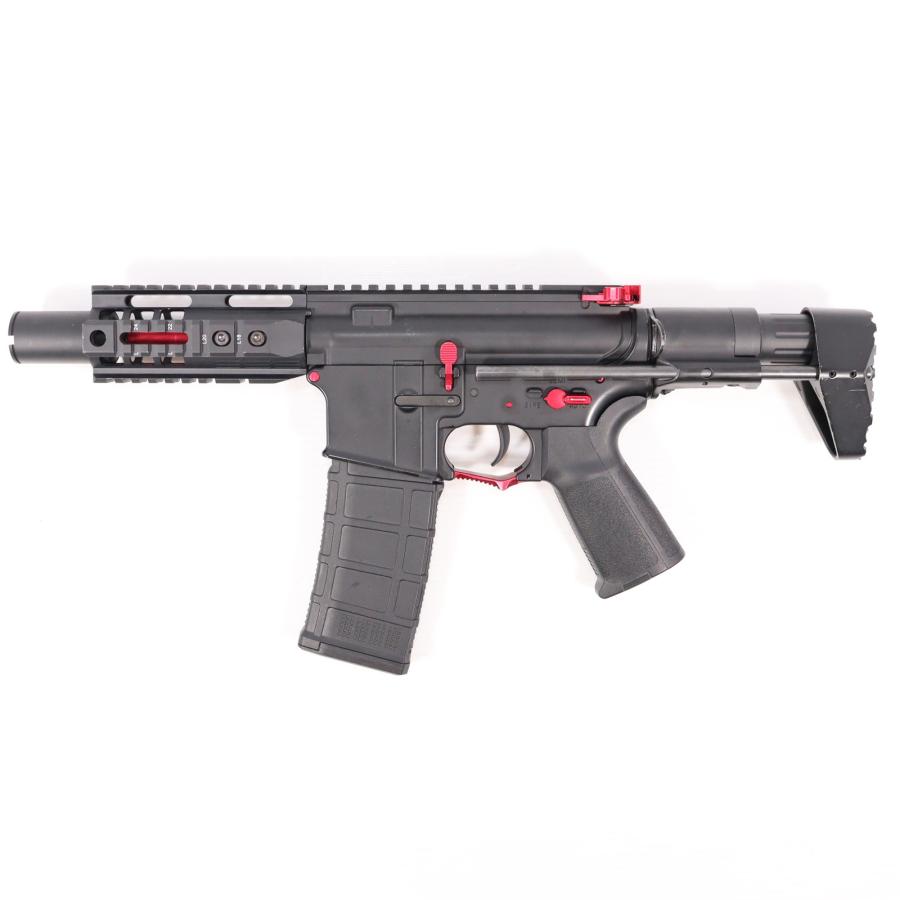 中古即納』{MIL} DMT 電動アサルトライフル AR-15 PDW BLACK DWARF